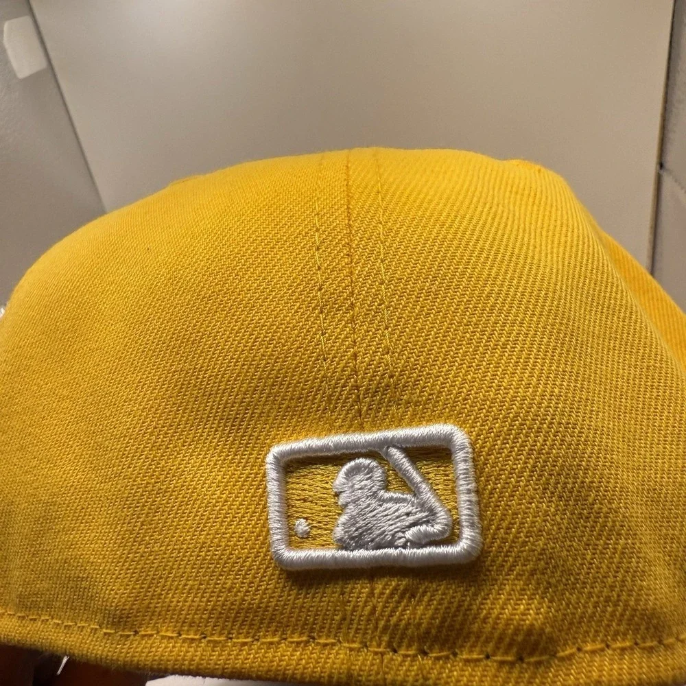 New Era 59Fifty Chicago Cubs Yellow/Gold‎ Spring Collection Hat Size 6 7/8